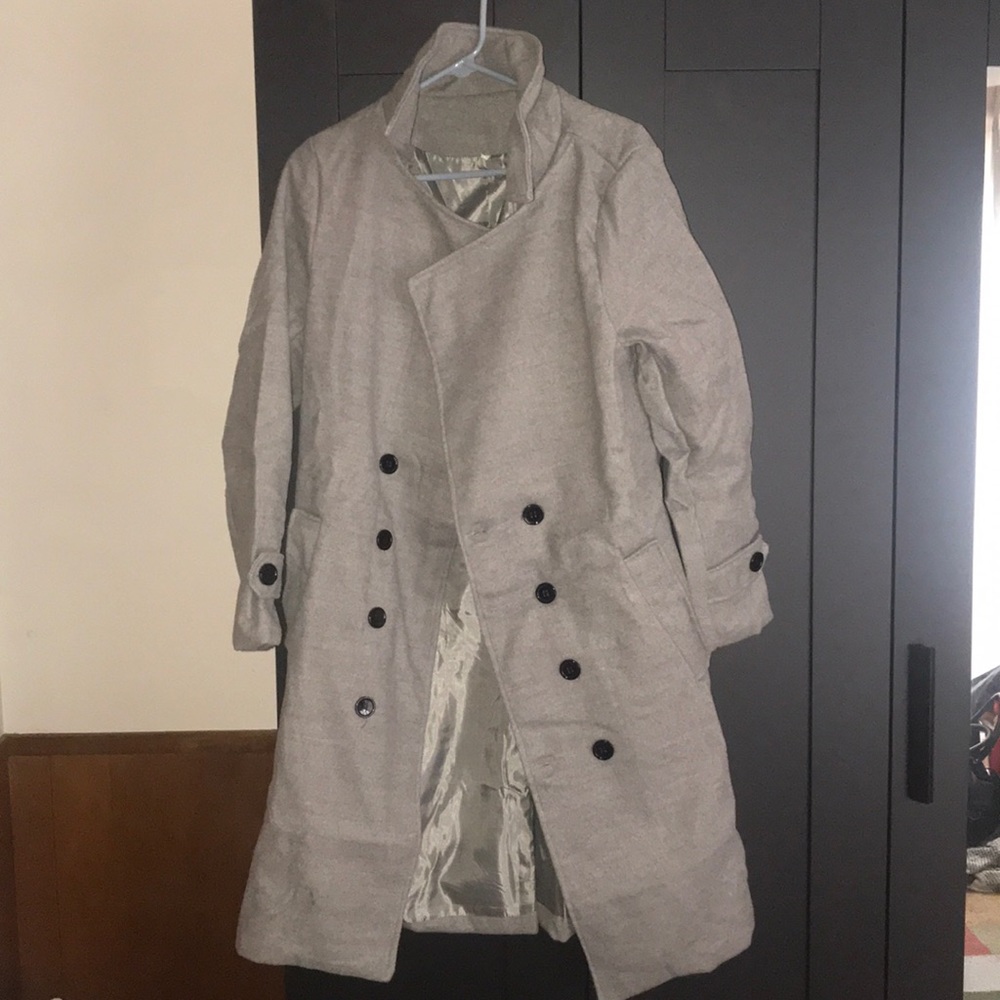 Gray Trench Coat(Brand new)